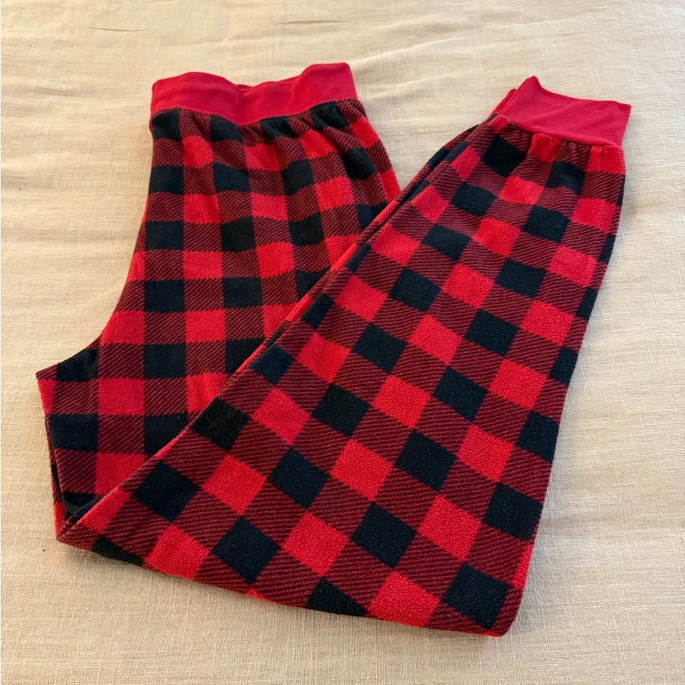 Holden Red and Black Checkered Kids Pajama Bottoms